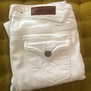 Nordstrom ViGold white skinny jeans